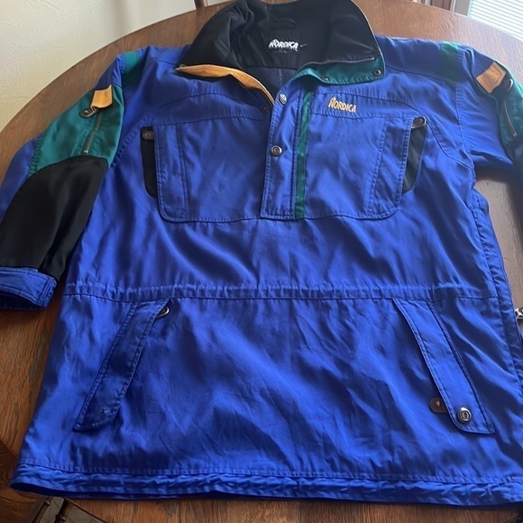 Vintage Nordica Sports System Pullover Ski Jacket Size XXL Side Front Zipper - Picture 4 of 16